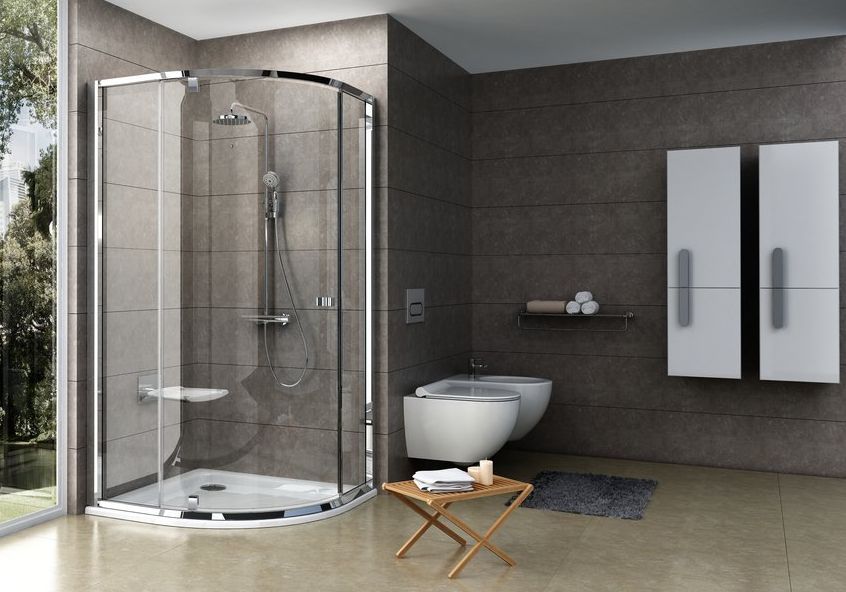 Ravak Pivot PSKK3 zuhanykabin 80 x 80; 90 x 90; 100 x 100 cm, Króm kerettel, 190 cm magas